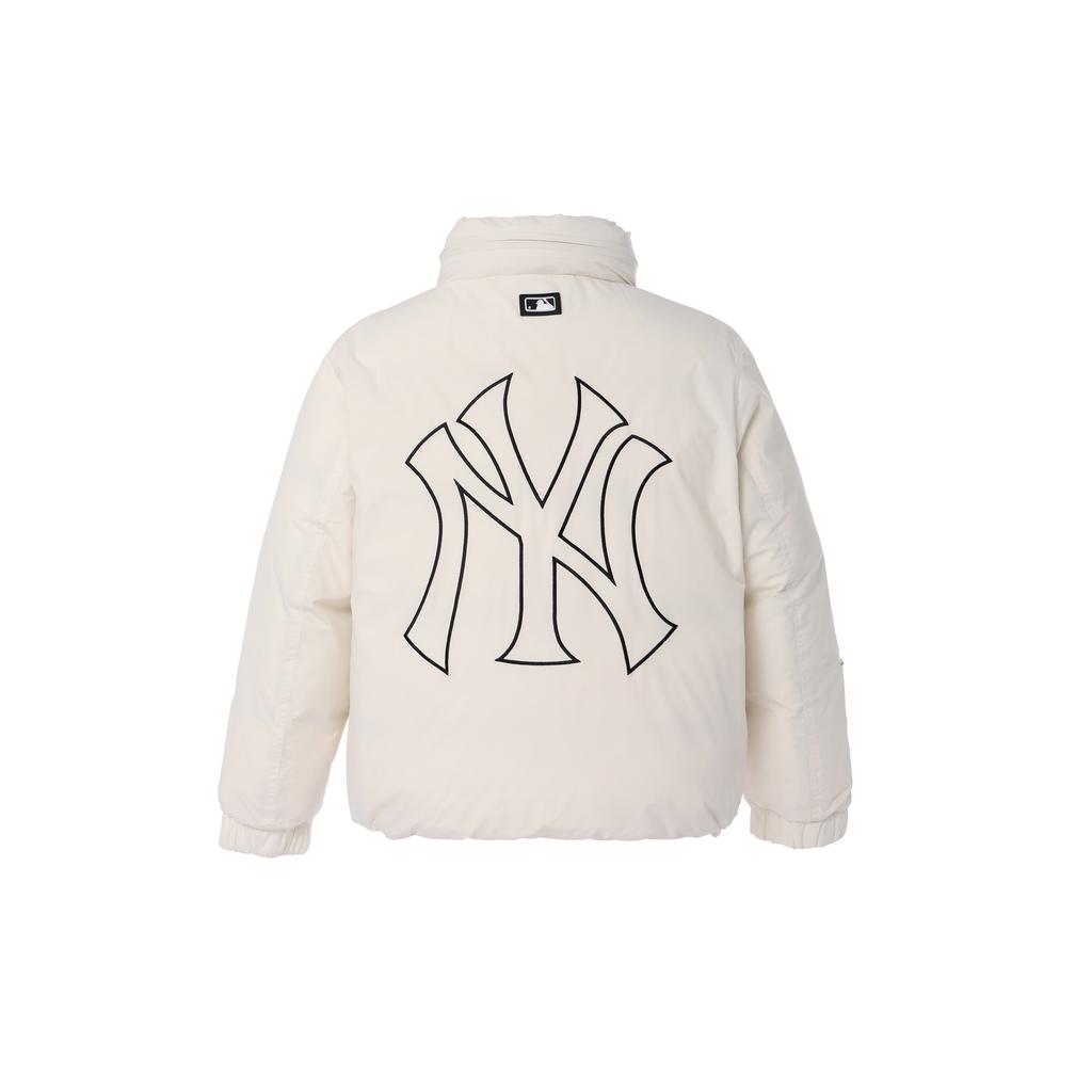 New MLB Basic Series Down Jacket Cropped Men's White 3ADJB1126-50CRS