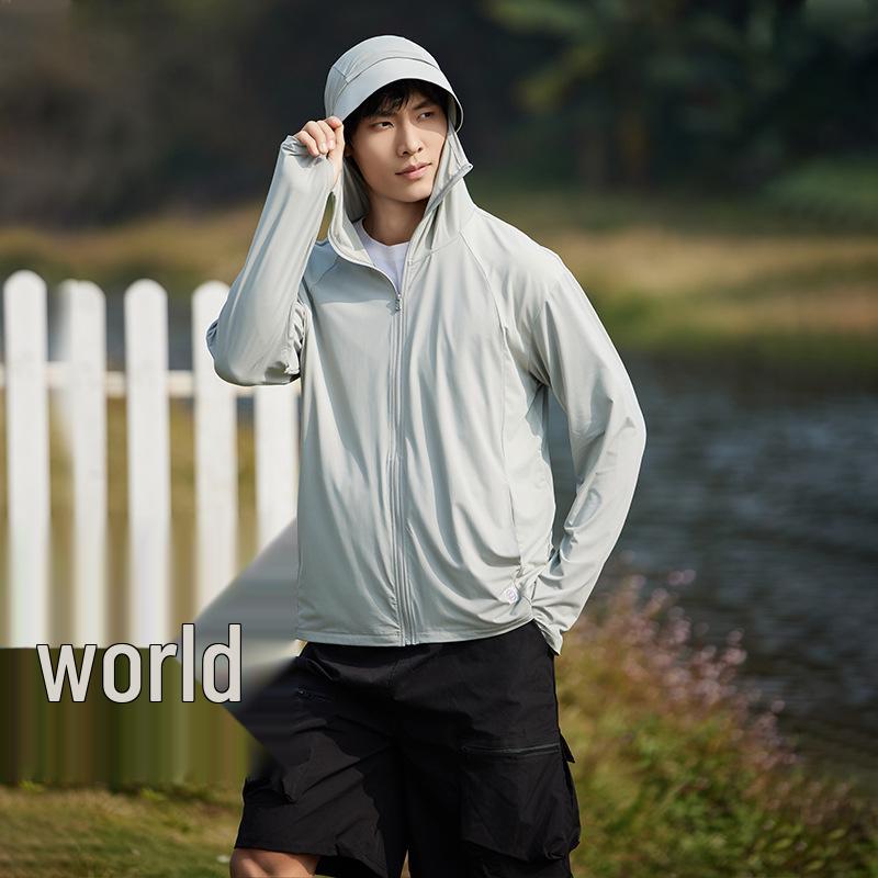 Ice Silk UPF50+ Sun Protection Clothing with Removable Brim for Men & Women