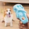 TPR Dog Chew Toys Spiky Ball & Slipper Shape Bite-Resistant Teething Toys for Puppies Dental Cleaning
