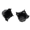 4 Pcs. Black Wheel Center Caps with Central Cap for Can-Am Maverick X3 Turbo R 2017-2020
