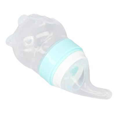 Multifunction Baby Bottle Food Feeder Detachable Infant Feeder for Cereal Baby Food Drinking Water with Spoon