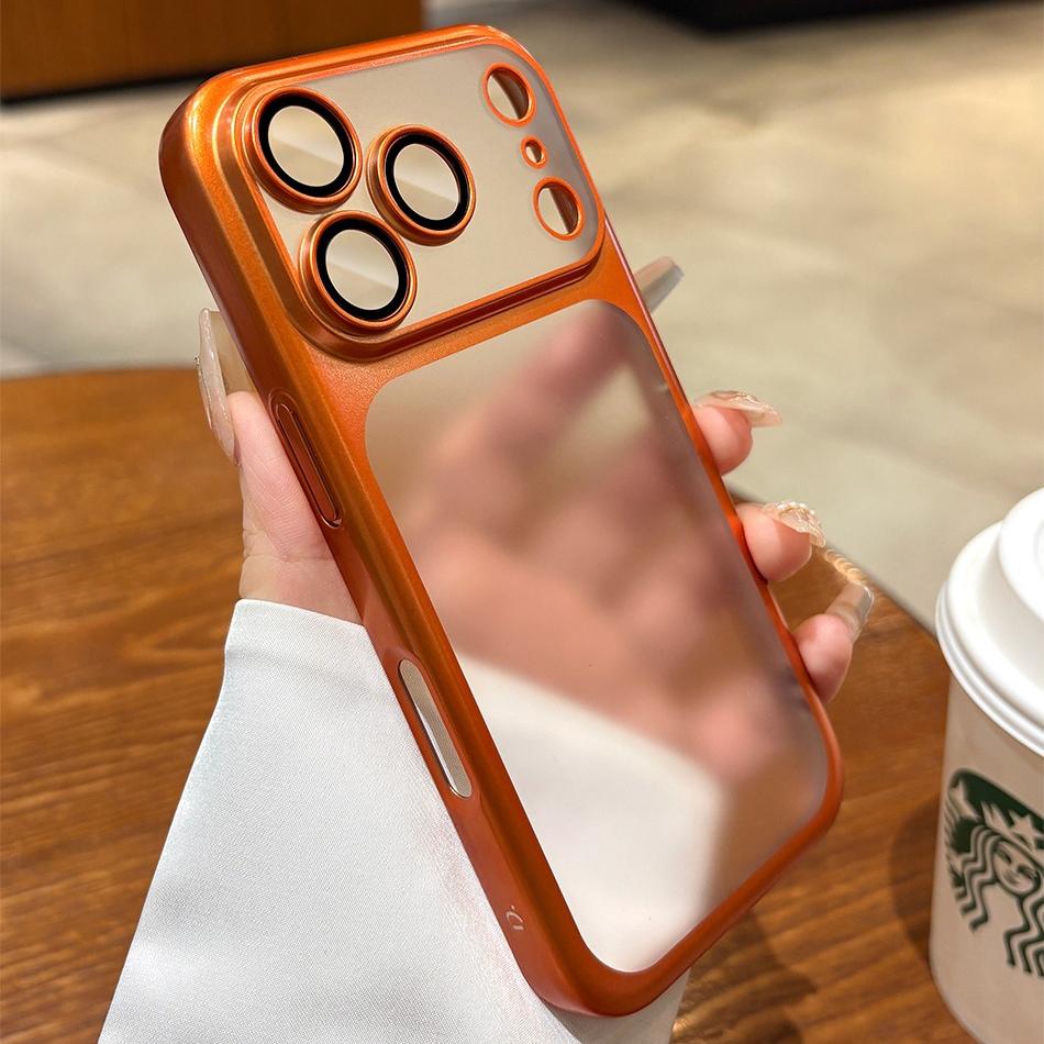 Plating Matte Hard PC Slim Case for For Iphone 1 16 17 Pro Max Air Camera Protector Shockproof Ultra Thin Cover for For Iphone 17Pro