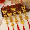 2026 Year Of The Horse Wall Hanging Car Ornament Chinese New Year Red Gold Pendant Lucky Decoration Housewarming Gifts