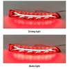 2Pcs LED Rear Fog Lamp Bumper Light For Volkswagen Sagitar 2015 2016 2017 2018 Turn Tail Stop Brake Lamp Reflector lights