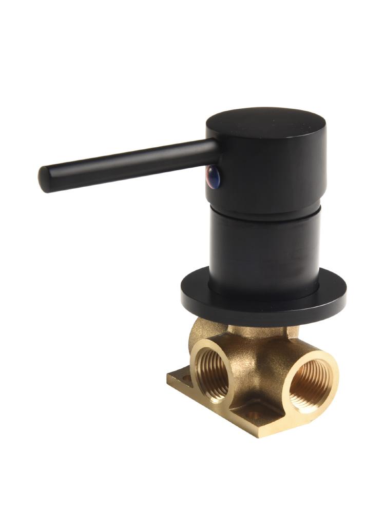 Bathroom Renovation Wall Mounted Mixer Valve Single Lever Valve Brass Construction Long-lasting Performance Sleek Chrome Finish