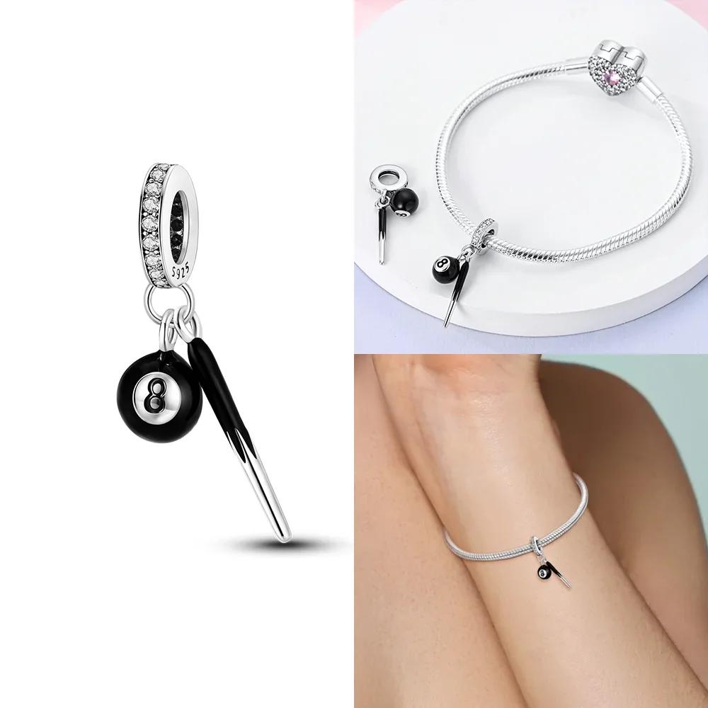 Funny Playable Smart Watch Tarot Bike Travel Dangle Original 100% Copper Charms Beads Fit Bangle Bracelet Diy Jewelry