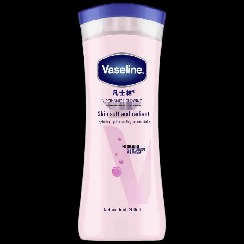 Vaseline Niacinamide Brightening Body Lotion & Rose Hand Cream Set