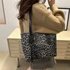 Premium Leopard Print Large Bag Large Capacity Bag Women's New Shoulder Bag Autumn and Winter Texture Tote Bag