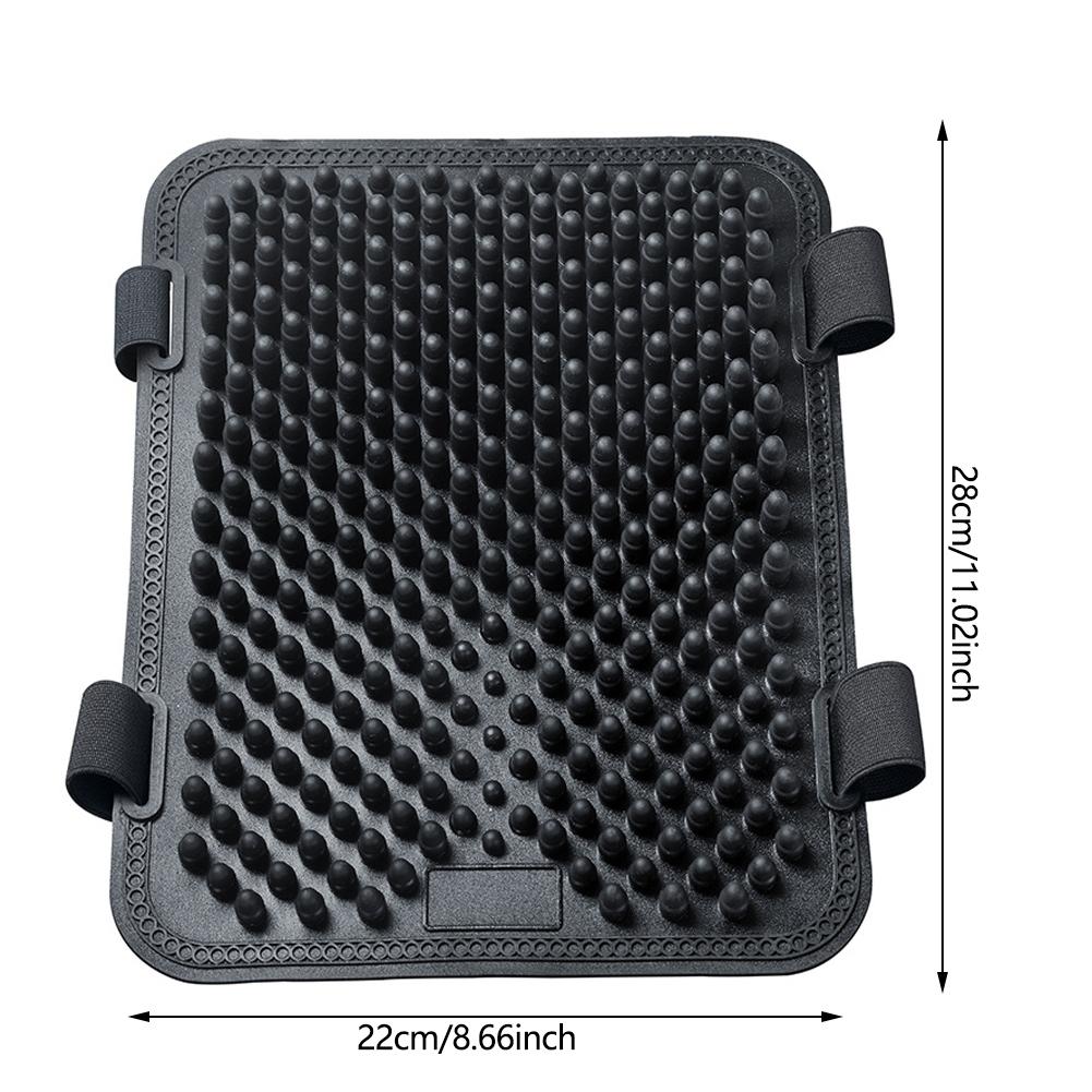 3D Miękka Silikonowa Pokrywa Poduszki Tylnego Siedziska Motocykla Oddychająca Ochrona Przeciwsłoneczna Izolacja Cieplna Pokrowiec na Podkładkę Siedziska Motocykla Uniwersalny