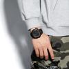 Naviforce Men LCD Watch Ditital Movement Lightweight Silicone Strap 50m Waterproof Calendar Date Alarm Night Pattern Boy Gift Watch NF7131