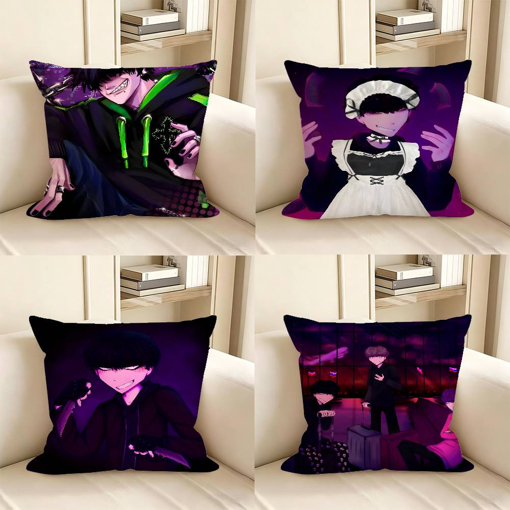 1pc F-ashion K-Kets4eki Pillow Case Fashion Square Pillowcase Bedroom Sofa Room Ins Decoration Leisure