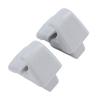 2pcs Grey Sun Visor Retainer Clip Holder MR654343 Sun Visor Hook Clip Bracket Replacement For Mitsubishi Lancer 2006-2017