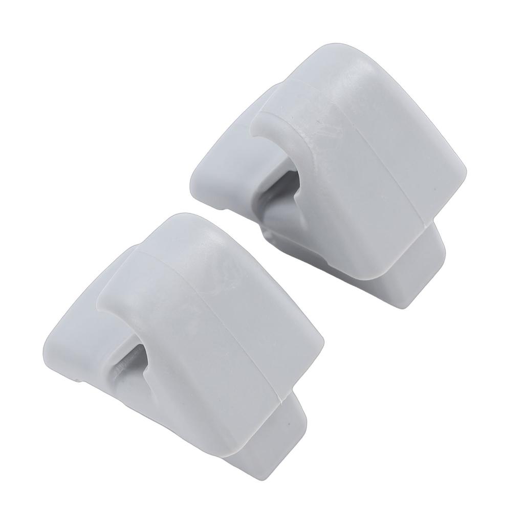 2pcs Grey Sun Visor Retainer Clip Holder MR654343 Sun Visor Hook Clip Bracket Replacement For Mitsubishi Lancer 2006-2017