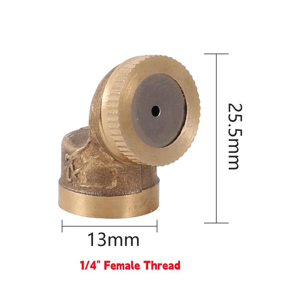 1/4" 1/2" Brass Garden Sprayer Nozzle 1/2/3/4 Hole Orchard Agriculture Irrigation Pesticide Spraying Sprinkler Head with Filter