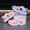 Mädchen Prinzessin Sandalen 2026 Sommer Geschlossene Zehenpartie - Koreanischer Stil Lässige Strandschuhe
