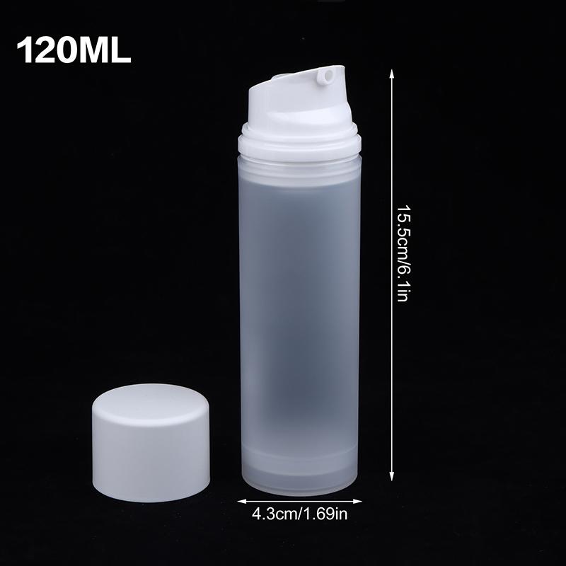 Plastic Airless Pump Bottle 15ml 30ml 50ml Vacuum Press Spray Bottle for Lotion Cream Gel Travel Bottling Container
