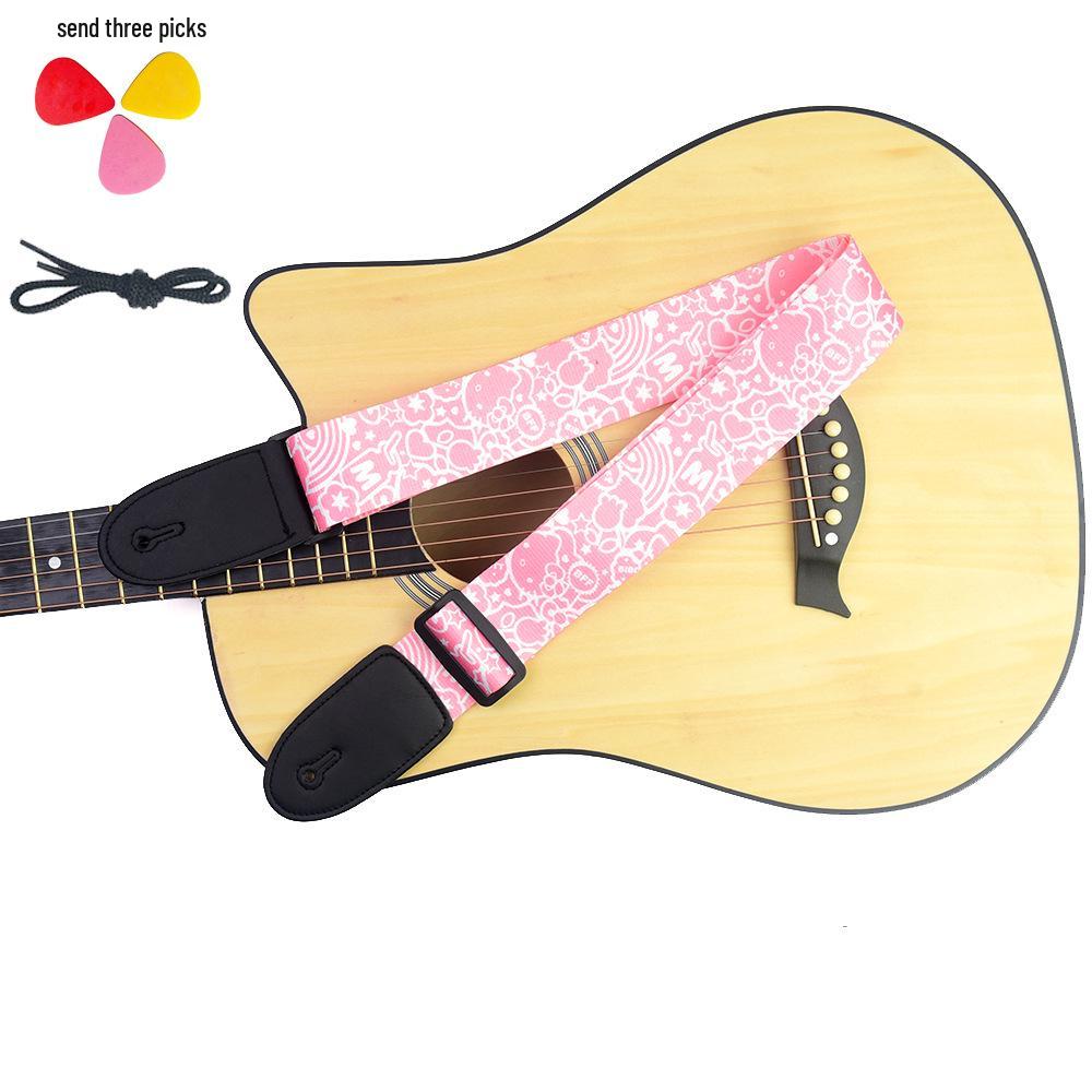 Ethnic Style Universal Guitar Strap - Polyester for Electric, Bass, Wooden Guitars