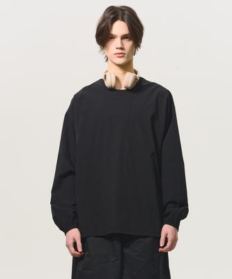 BLACK MOMENT Relaxed Fit Stretch Windbreaker [Black]