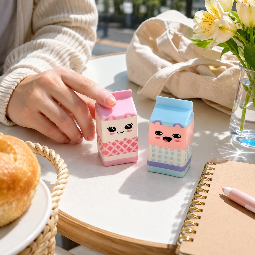 Slow Rising Milk Carton Soft Toy, Random Pattern