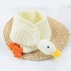 Cute Duck Designs Children's Scarf Knitted Soft Warm Cartoon Pattern for Boys and Girls Outdoor Activity Neck Warmer