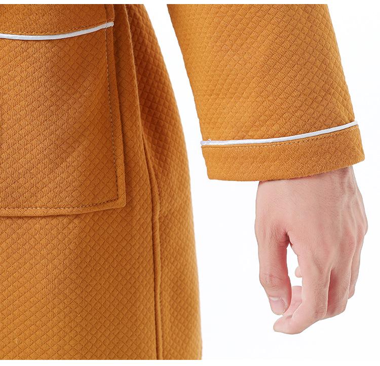 All-Season Cotton Bathrobe for Men and Women, Hotel-Style with Logo