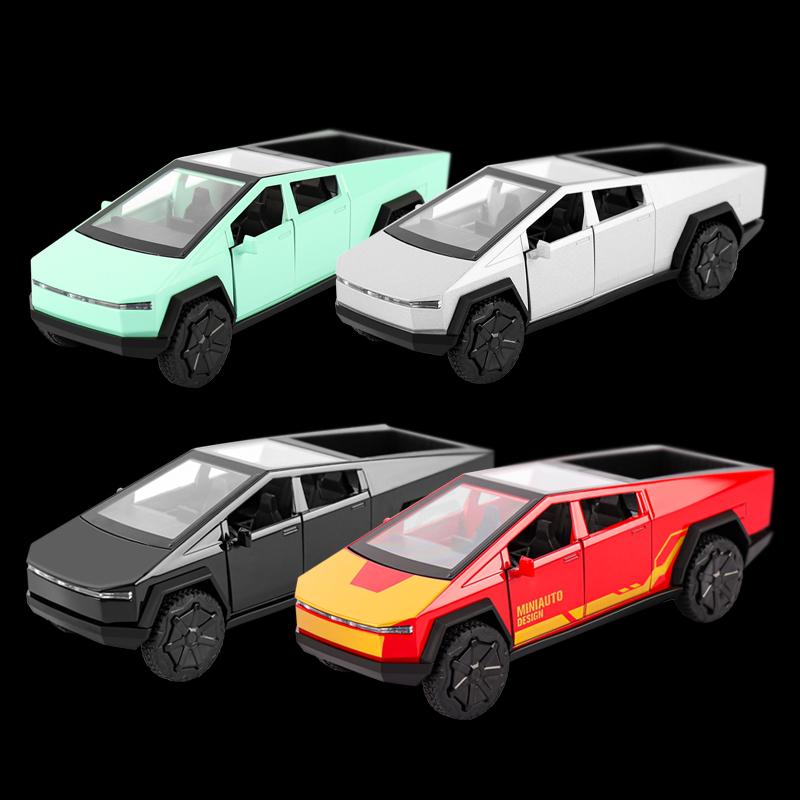 1:32 Legierung Auto Modell Cybertruck Pickup Diecasts Metall Spielzeug Geländefahrzeuge Auto Modell Simulation Sammlung Kinder Geschenke