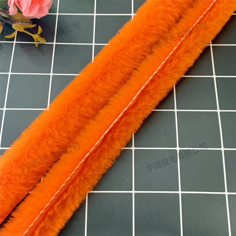 Handmade Imitation Otter Fur Trim for Hanfu Cloak and Apparel Accessories