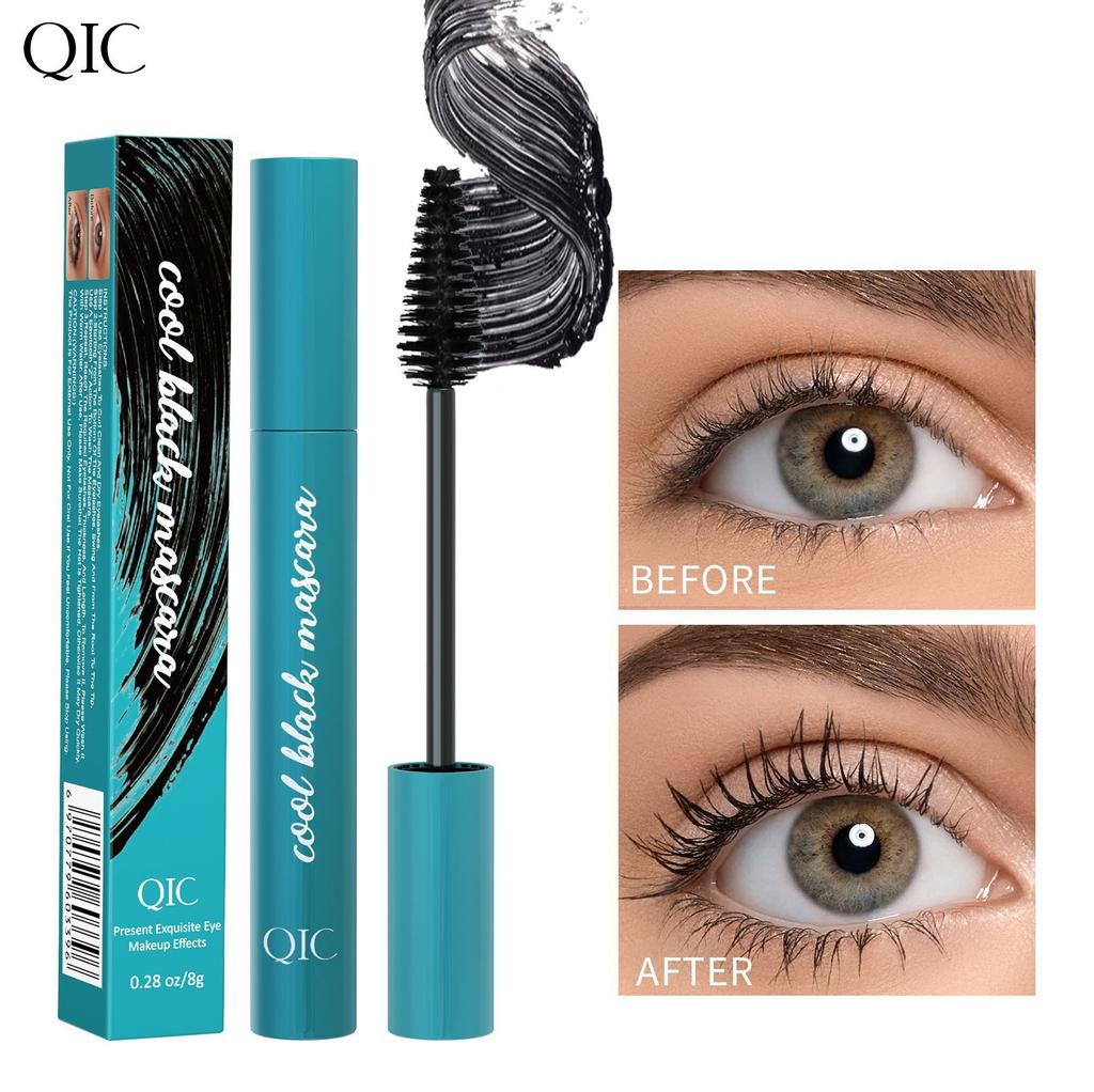 Green Box Mascara, Slender And Dense Curled Eyelashes, Natural Makeup Without Smudging