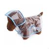 Transparent Dog Raincoat Waterproof Clear Rain Jacket Easy to Wear Pet Cape for Dogs,