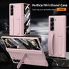 Slim Foldable Phone Case Galaxy Z Fold6 SE W25 With Wrist Strap Stand Full Coverage Shockproof PC Shell
