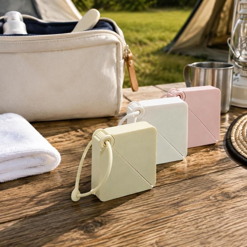 One-Sheet Hand Washing Set with 3 Travel Carriers, Soap Sheets for School, Office Commutes, Public Restrooms, Camping, and Vacations