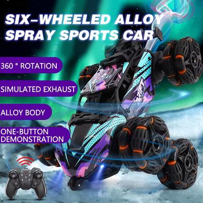 New RC Car Children Toys Remote Control Car Toys for Boys Radio Control Six-wheeled Stunt Car Electric Car Kids Toys Gift