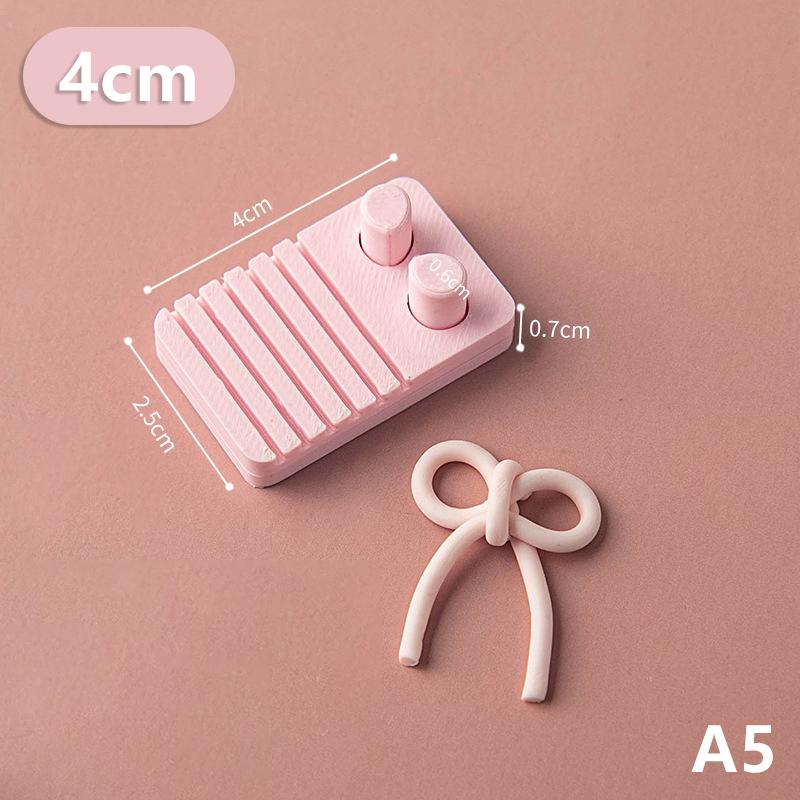 

4/5/6 см Форма для банта из мягкой глины, Серьги, Подвеска, Инструменты для изготовления своими руками, Глиняная линия, Дугообразный помощник, Набор для формирования банта ручной работы, Аксессуары из полимерной глины