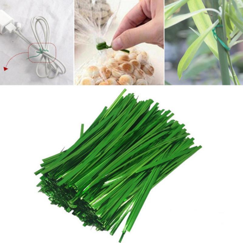 85G 780-800pcs 15cm Foil Twist Ties Metallic Plastic Closure Tie for Tying Bread, Candy, Cookies, Gift Bags Arts Crafts Ties