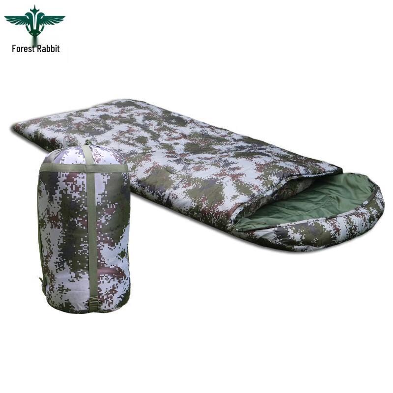 Forest Rabbit Camouflage Winter Outdoor Sleeping Bag One Size