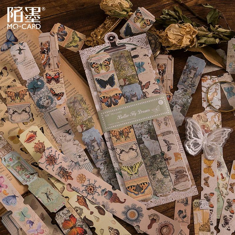36 Pcs Vintage Europe America Poster Stickers Classic Retro Decor For Scrapbook Journal Diary Album Craft