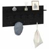 Wall Mounted Nightstand Wall Bracket Black Oak Look