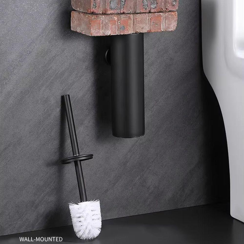 Wall Mounted Toilet Cleaning Brush Stainless Steel Bathroom Cleaning Tool Bathroom