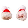 European & American Christmas Hat Knitted Earrings - Simple Dangle Jewelry