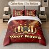 Anderlecht FC Design Bedding Set Custom Text 1 Duvet Cover & 2 Pillow Cases