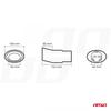 Exhaust Muffler Tip Stainless Steel Mt 005 Chrome Amio-01305
