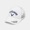 Callaway Tour A Mesh Golf Hat Women's Cap, WM/JM, White/Navy, 2025SS_1030, Women's