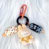 Halloween Plush Mini Labu Cute Gift Couple Keychain Cartoon Bag Car Key Pendant