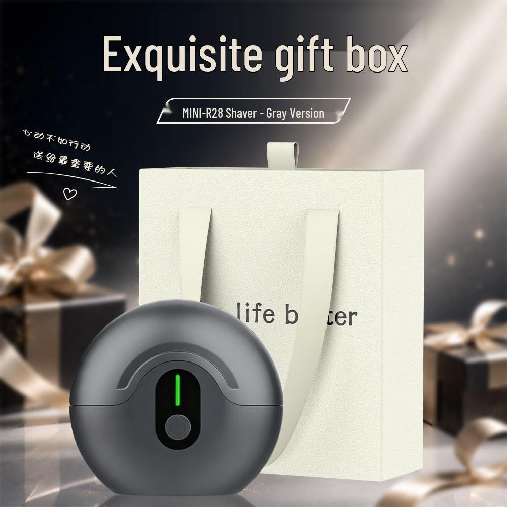 Portable Flying Saucer Electric Shaver for Men - Great Birthday Gift