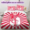 Granada CF football Pattern Bedding,Quilt Set Quilt Cover Pillowcase Home Birthday Gift (1*duvet cover+2*pillowcase,without core)
