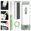 TOYAKU Keyboard Keycap Compact and Lightweight for Easy Earphone Cleaning Earphone Cleaning Charging Box and Dark Green 7-in-1 Multi-Function Cleaner,