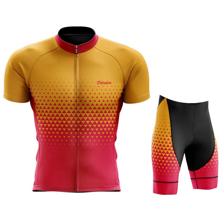 Set Ciclism Profesional Phtxolue Bărbați Femei Seturi Tricou Ciclism Anti-UV Respirabil Kit Îmbrăcăminte Ciclism Bicicletă Mtb Bicicletă Montană