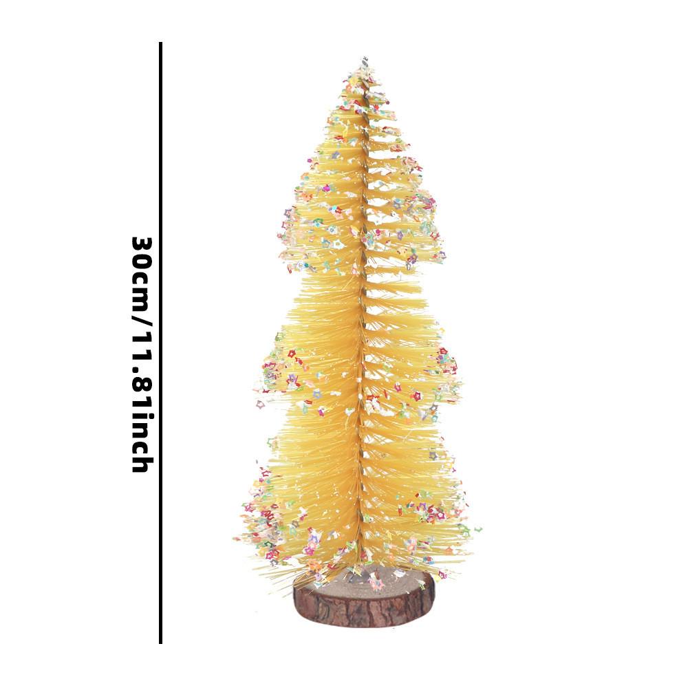 Mini Christmas Elegant Tree Decor Charming Star Shape Design Tabletop Display For Joy Holiday