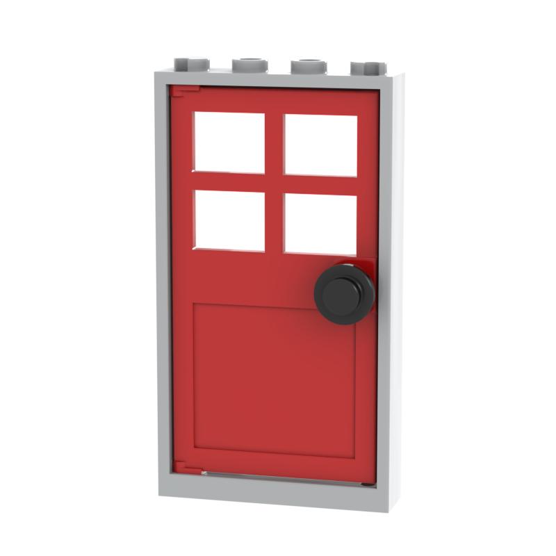 Tür Fenster Bausteine Kompatibel Große Marke Kinderspielzeug 60596 60623 6141 Frühes Lernen MOC Bildung Geschenke