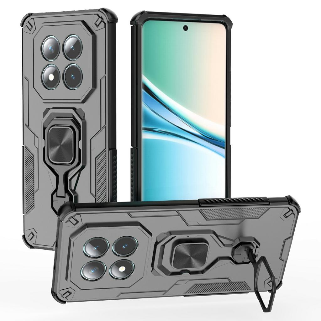 Dla Xiaomi Poco M8 5G/Redmi Note 15 5G (Światowy) Etui Obrotowy Pierścień Podpórka PC + TPU Odporne na Wstrząsy Pokrowiec na Telefon